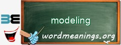 WordMeaning blackboard for modeling